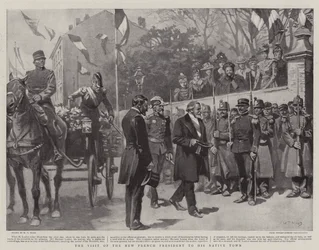 Der Besuch des neuen französischen Präsidenten in seiner Heimatstadt